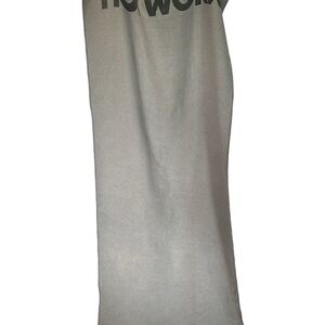 Hotworx Yoga Non Slip Towel Gray Gripper Bottom 30" x 79" 200cm x 75cm Cloth
